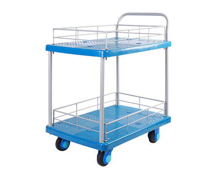 Double-Layer Plastic Hand Truck