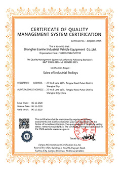 ISO9001 System certification