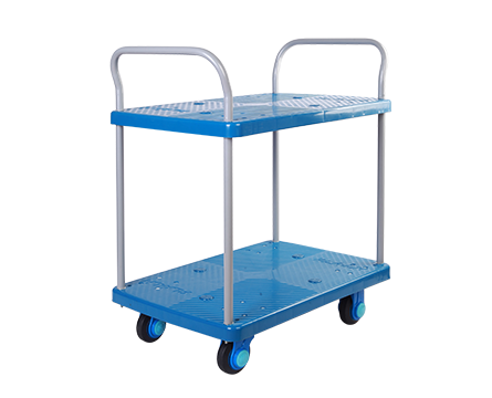 Double-Layer Plastic Hand Truck