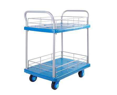 Double-Layer Plastic Hand Truck