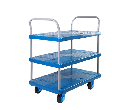 Triple-Layer Plastic Hand Truck