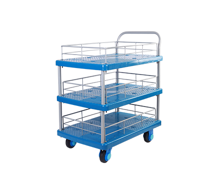 Triple-Layer Plastic Hand Truck