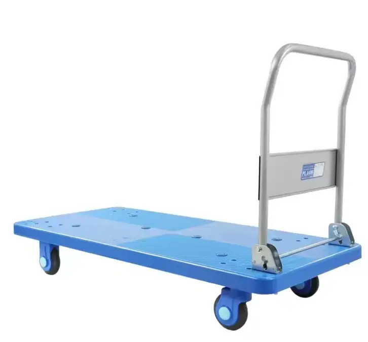 Single-Layer Plastic Hand Trolley 