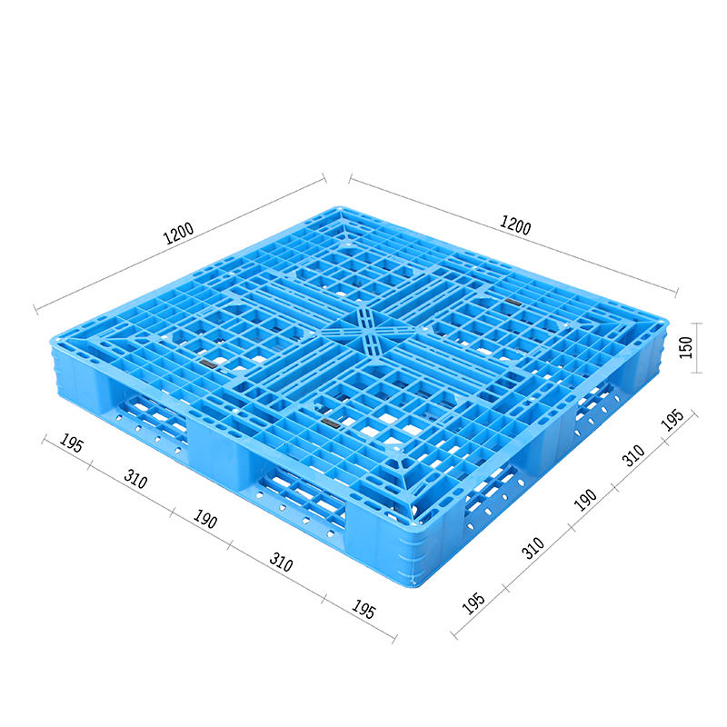 Uni-Silent Blue Plastic Pallet