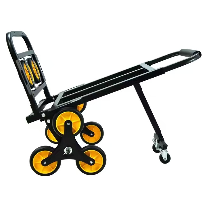 Uni-Silent Portable Stair-Climbing Handcart 